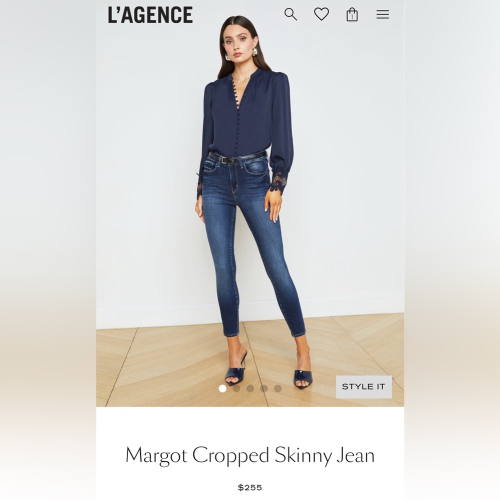 L'AGENCE Margot High Rise Skinny 26.